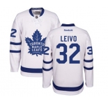 Women Reebok Toronto Maple Leafs #32 Josh Leivo Authentic White Away NHL Jersey