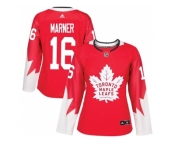 Women's Toronto Maple Leafs #16 Mitchell Marner Red Alternate Stitched NHL Jersey