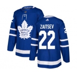 Youth Adidas Toronto Maple Leafs #22 Nikita Zaitsev Authentic Royal Blue Home NHL Jersey