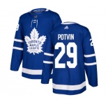 Youth Adidas Toronto Maple Leafs #29 Felix Potvin Authentic Royal Blue Home NHL Jersey