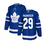 Youth Adidas Toronto Maple Leafs #29 Mike Palmateer Authentic Royal Blue Home NHL Jersey