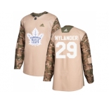 Youth Adidas Toronto Maple Leafs #29 William Nylander Camo Authentic 2017 Veterans Day Stitched NHL Jersey