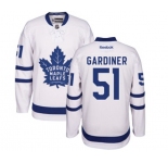 Youth Reebok Toronto Maple Leafs #51 Jake Gardiner Authentic White Away NHL Jersey