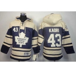 youth nhl jerseys toronto maple leafs #43 kadri blue-cream[pullover hooded sweatshirt]