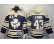 youth nhl jerseys toronto maple leafs #43 kadri blue-cream[pullover hooded sweatshirt]