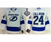 women nhl jerseys tampa bay lightning #24 callahan white[2015 stanley cup]