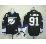 youth nhl jerseys tampa bay lightning #91 stamkos black