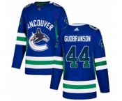 Adidas Vancouver Canucks #44 Erik Gudbranson Authentic Blue Drift Fashion NHL Jersey