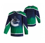 Men's Vancouver Canucks Blank Green 2020-21 Reverse Retro Alternate Hockey Jersey