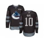 Vancouver Canucks #10 Pavel Bure Black 1917-2017 100th Anniversary Stitched NHL Jersey