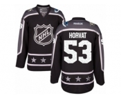 Women's Reebok Vancouver Canucks #53 Bo Horvat Authentic Black Pacific Division 2017 All-Star NHL Jersey