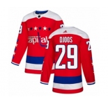 Adidas Washington Capitals #29 Christian Djoos Authentic Red Alternate NHL Jersey