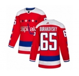 Adidas Washington Capitals #65 Andre Burakovsky Authentic Red Alternate NHL Jersey