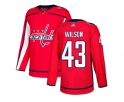 Men Adidas Washington Capitals #43 Tom Wilson Red Home Authentic Stitched NHL Jersey