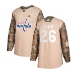 Men's Washington Capitals #26 Nic Dowd Adidas Authentic Veterans Day Practice Jersey - Camo