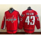 nhl jerseys washington capitals #43 wilson red