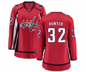 Women Washington Capitals #32 Dale Hunter Fanatics Branded Red Home Breakaway NHL Jersey