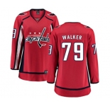 Women Washington Capitals #79 Nathan Walker Fanatics Branded Red Home Breakaway NHL Jersey