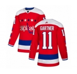 Youth Adidas Washington Capitals #11 Mike Gartner Authentic Red Alternate NHL Jersey