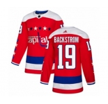 Youth Adidas Washington Capitals #19 Nicklas Backstrom Premier Red Alternate NHL Jersey