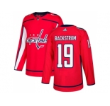 Youth Adidas Washington Capitals #19 Nicklas Backstrom Red Home Authentic Stitched NHL Jersey