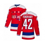 Youth Adidas Washington Capitals #42 Martin Fehervary Authentic Red Alternate NHL Jersey