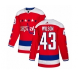 Youth Adidas Washington Capitals #43 Tom Wilson Premier Red Alternate NHL Jersey