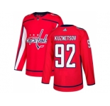Youth Adidas Washington Capitals #92 Evgeny Kuznetsov Red Home Authentic Stitched NHL Jersey
