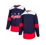 Youth Adidas Washington Capitals Blank Navy Authentic 2018 Stadium Series Stitched NHL Jersey