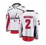 Youth Washington Capitals #2 Matt Niskanen Fanatics Branded White Away Breakaway NHL Jersey
