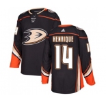 Anaheim Ducks #14 Adam Henrique Authentic Black Home Hockey Jersey
