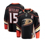 Anaheim Ducks #15 Ryan Getzlaf Fanatics Branded Black Home Breakaway Hockey Jersey