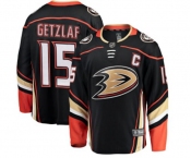 Anaheim Ducks #15 Ryan Getzlaf Fanatics Branded Black Home Breakaway Hockey Jersey