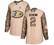 Anaheim Ducks #2 Luke Schenn Authentic Camo Veterans Day Practice Hockey Jersey