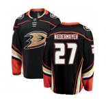 Anaheim Ducks #27 Scott Niedermayer Fanatics Branded Black Home Breakaway Hockey Jersey