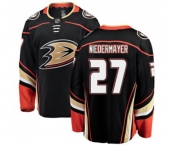 Anaheim Ducks #27 Scott Niedermayer Fanatics Branded Black Home Breakaway Hockey Jersey