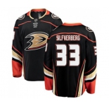 Anaheim Ducks #33 Jakob Silfverberg Fanatics Branded Black Home Breakaway Hockey Jersey