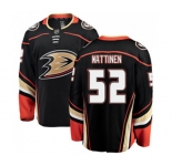 Anaheim Ducks #52 Julius Nattinen Fanatics Branded Black Home Breakaway Hockey Jersey