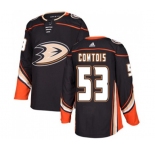 Anaheim Ducks #53 Max Comtois Authentic Black Home Hockey Jersey