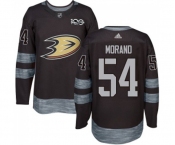 Anaheim Ducks #54 Antoine Morand Authentic Black 1917-2017 100th Anniversary Hockey Jersey