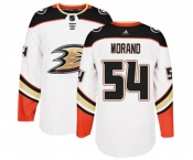 Anaheim Ducks #54 Antoine Morand Authentic White Away Hockey Jersey