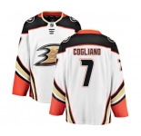 Anaheim Ducks #7 Andrew Cogliano Fanatics Branded White Away Breakaway Hockey Jersey