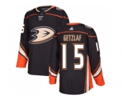 Men Adidas Anaheim Ducks #15 Ryan Getzlaf Black Home Authentic Stitched NHL Jersey