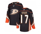 Men Adidas Anaheim Ducks #17 Ryan Kesler Black Home Authentic Stitched NHL Jersey