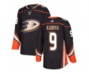 Men Adidas Anaheim Ducks #9 Paul Kariya Black Home Authentic Stitched NHL Jersey