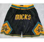 Men's Anaheim Ducks Black Just Don Shorts