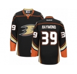 Men's Reebok Anaheim Ducks #39 Mason Raymond Authentic Black Home NHL Jersey