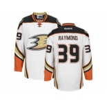Men's Reebok Anaheim Ducks #39 Mason Raymond Authentic White Away NHL Jersey