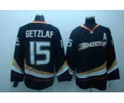 nhl ducks#15 getzlaf black