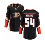 Women's Anaheim Ducks #54 Antoine Morand Fanatics Branded Black Home Breakaway NHL Jersey